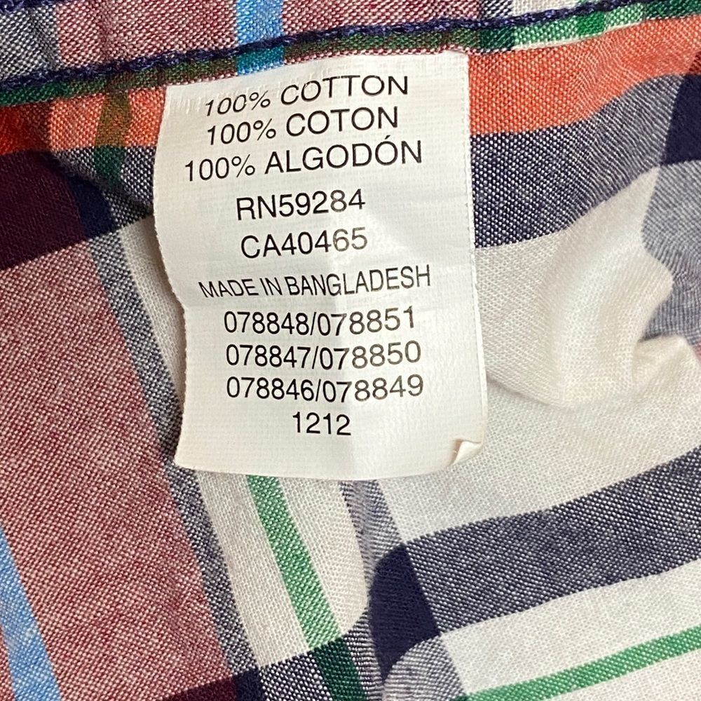 10/$50 Place Est.1989 Kids Vibrant Plaid Button-Down Shirt Size M 7/8 - Picture 5 of 7
